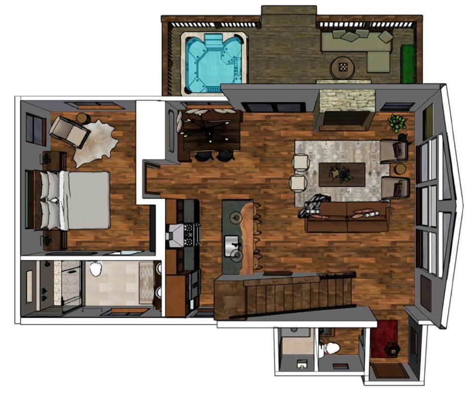 Chic Retreat Indoor Outdoor Fireplace, Private Jacuzzi, Great Location! Estes Park Camera foto